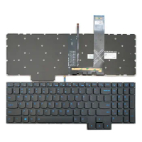 New For Lenovo Ideapad Gaming 3-15ARH05 3-15IMH05 Laptop Keyboard US Black With Blue Backlit