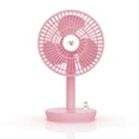 MY HOME พัดลมตั้งโต๊ะ # DRMIN-P9 6" USB MY HOME รุ่น FA004 สีชมพู