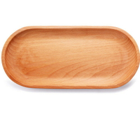 歐式天然實木盤 天然櫸木下午茶托盤 麵包盤 (無拼接)
