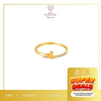 Cincin Emas Tiffany Style CRM BZ 16K Terkini - Sinar Fajar