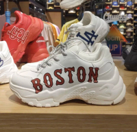 SALE!!ถูกที่สุด!!พร้อมส่ง New MLB BOSTON รองเท้าผ้าใบ 39 White