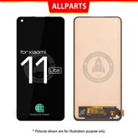 Allparts Amoled / Incell Display For Xiaomi Mi 11 Lite 5g Lcd Touch Screen Digitizer Replacement
