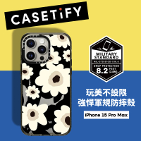 【Casetify】iPhone 15 Pro Max 耐衝擊保護殼-罌粟花(支援無線充電)