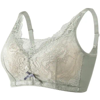 428Medical bra after mastectomy Full Cup Gathering Women's Non-wire Prosthetic Breast Bra Breathable Cotton Underwear