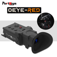 Portkeys กล้องมองภาพอิเล็กทรอนิกส์สีแดง3G-SDI 4K HDMI 1920X1080 EVF สำหรับกล้องสีแดง Blackmagic Canon Panasonic