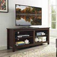 Classic TV Console Entertainment Media Stand with Storage for Televisions up to 65 Inches, 58 Inch for Living Room