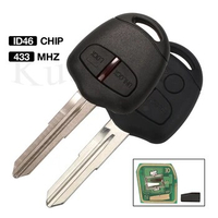 jingyuqin 5pcs 2/3 BTN Remote key For Mitsubishi 433Mhz Chip ID46 For Mitsubishi L200 Shogun Pajero Triton Key Fob MIT11 Blade