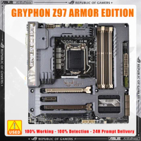 For Intel Z97 LGA 1150 CPU For ASUS GRYPHON Z97 ARMOR EDITION Motherboard Computer Socket LGA1150 DDR3 Used Desktop Mainboard