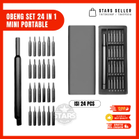 [BS] Obeng Set 24 in 1 Magnet Magnetic Reparasi HP Obeng HP / Obeng Komputer / Obeng Jam / Obeng Tam