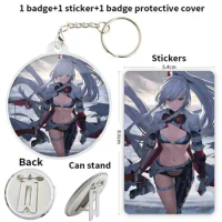 Punishing Gray Raven Lucia Anime Character Game Soft Button Badge Brooch anchor Peripherals Pin Back