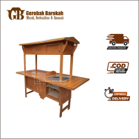 Gerobak Angkringan kayu mahoni terlaris