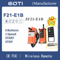 F21-E1B JF21-E1B Industrial Crane Wireless Radio Remote Control for Truck Hoist 220V 380V AC