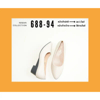 รองเท้าเเฟชั่นผู้หญิงเเบบคัชชูเเฟชั่นส้นปานกลาง No. 688-94 NE&NA Collection Shoes