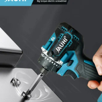 JAUHI 20+1 Torque Brushless Electric Screwdriver Lithium Battery Rechargeable Cordless Electric Drill For Makita 18v Battery