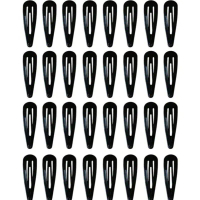 Kẹp Tóc Màu Đen, 20 / 40 Cái, 2Inch, Phụ Kiện Tóc Cho Người Lớn Và Trẻ Em, Dụng Cụ Làm Tóc, Kẹp Tran