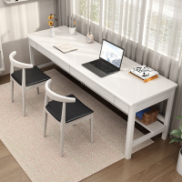 雙人書桌超大加長電腦桌簡易長條桌學生寫字桌學習桌子書房辦公桌