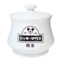 小禮堂 迪士尼 米奇 陶瓷糖罐 340ml (昭和喫茶館) 4942423-267232