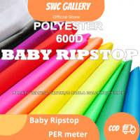 Bahan Tas Kain Ripstop Ribstok Ripstok Dienier Dinier Dinir Polyester Coated PVC Waterproof Bahan Te