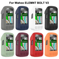 Silicone Protector Case For Wahoo ELEMNT BOLT V2 Bicycle Computer Cycling Protective Cover Bumper Anti-collision Shell Accessory