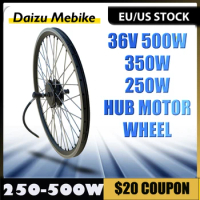 Motor Wheel Ebike Conversion Kit 36V 250W 350W 500W Brushless Gear Front Rear Hub Motor Wheel 20''- 700C Ebike Conversion Kit