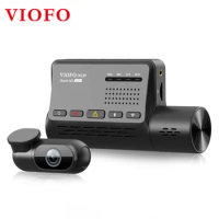 VIOFO A139 Car DVR Dash Cam Dual Channel with GPS Built in Wifi Voice Notification Rear View Camera Video Recorder 24H Parking