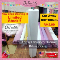 Viral MalaysiaDeTextile Cut Away Stabilizer 100cm Embroidery Stabilizer Embroidery Machine Backing P