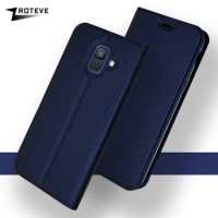 For Smausng Galaxy A6 2018 Case ZROTEVE Cover For Samsung A6 Plus A6S Case Flip Wallet Leather Cover For Samsung A6 2018 Cases