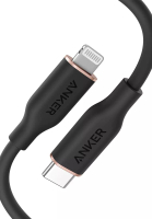 Anker ANKER PowerLine III Flow USB-C to Mfi Lightning 傳輸充電線 (0.9米/午夜黑色)