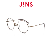 【JINS】復刻經典輕量金屬眼鏡(ALMF20S218AA386)木紋棕