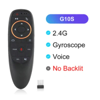 Smart Voice Remote Control Wireless Air Fly Mouse 2.4g G10 G10s Pro BT Gyroscope Ir Learning Compatible For Android Tv Box x96
