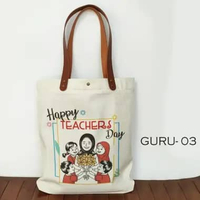 Totebag Souvenir Hari Guru Tas Canvas Hari Guru GURU-03