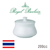 【Royal Porcelain泰國皇家專業瓷器】SILK+糖盅附蓋(泰國皇室御用白瓷品牌)