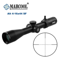 Marcool Alt 4-16x44 SF Tactical Rifle Scope Air Rifle Scope Mil Dot Turret Lock Reset Side Parallax Riflescope