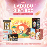 POP MART LABUBU Gift Box Lucky Bag Collectible Cute Action Kawaii Toy figures