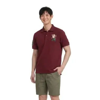 Giordano Men's 3D Lion 0101522251 Dark Red XXL