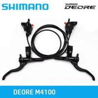 SHIMANO DEORE Hydraulic Disc Brake Caliper 2-piston BR-MT410 Hydraulic Disc Brake Lever I-SPEC EV Clamp Band BL-M4100