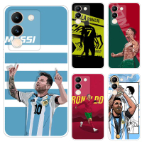 เคส VIVO V29E 5G V2317 Soft Football Messi การ์ตูน เคสซิลิโคน โทรศัพท์มือถือ Case