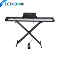 Hot Sale Digital Electric Piano Digital 88 Keys X Stand Black Oem Customizable Digital Piano