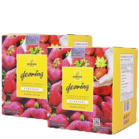GLEAMING Milk & Strawberry dari BIGENMI - Minuman Kecantikan dengan Gluthation dan Collagen 10 Sache