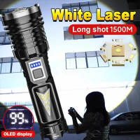 Senter LED Super Terang Berdaya Tinggi Jarak Jauh Anti Air Senter LED 20000 Lumens Original USB C Re