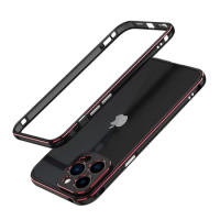 Luxury Double Patchwork Color Aluminum Bumper For iPhone 13 Pro Max Metal Camera Protection For iPhone 13 Pro / Mini Cover Coque