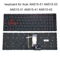 Spain Latin Laptop Keyboards RED Backlit keyboard for Acer Nitro 5 AN515-51 AN515-52 AN515-31 AN515-53 AN515-41 42 LG5P-A53BRL