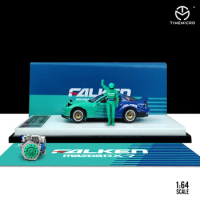 TimeMicro1:64 Mazda RX-7 Falken themed painting simulation alloy car mini model