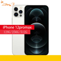 Apple iPhone 12 Pro Max 128GB/256GB ROM Unlocked 6.7" 2778 x 1284 OLED Screen A14 Bionic Chip 12MP Camera Face ID