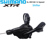 SHIMANO XTR M9100 Shifter 12 Speed SL-M9100-R Right Rapisfire With Clamp Ring For MTB Finger Dial Riding Shift Lever Bike Parts