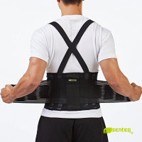 【SENTEQ】肩帶可調式專業型透氣工作護腰帶(護腰/支撐條/工作腰帶/搬運防護)