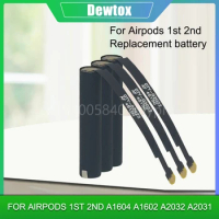 Original 25mAh Earphone Cylinder Battery Replacement Battery for Airpods 1st 2nd A1604 A1602 A1523 A1722 Air Pods 1 Air Pods