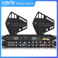 UHF Wireless Microphone Signal Amplifier 450-960MHZ Mic System Signal Booster Increaser DJ Audio Equipment for Stage