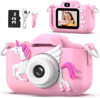 Máy Ảnh Bé Gái , Máy Ảnh Selfie Cho Trẻ Em  3-12  Cô Gái Tuổi Quà Tặng Sinh Nhật Giáng Sinh Cho Cô G