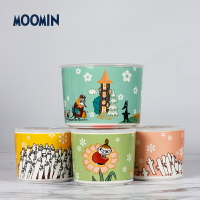 姆明Moomin 卡通陶瓷耐熱保鮮碗套裝微波爐專用碗 學生便當泡面碗